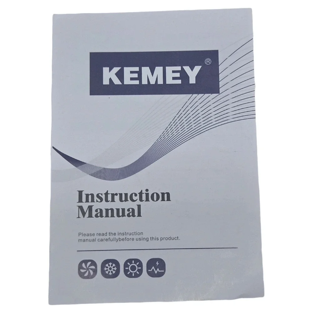 KEMEY KM-9822 Professional Hair Dryer 3500W Blue EU Plug 220V New Box 9822 wind